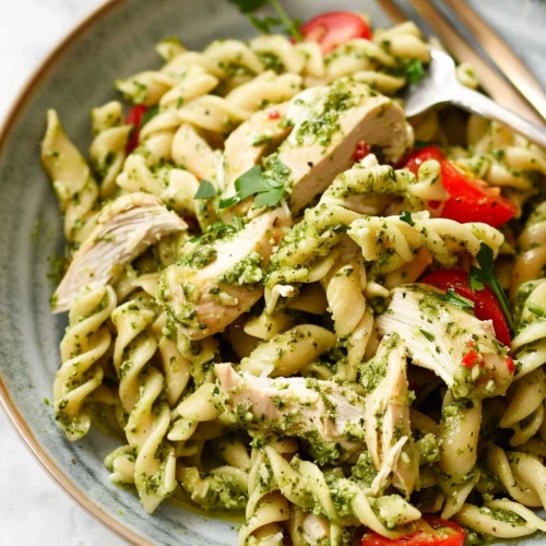 Chicken Pesto Pasta Salad