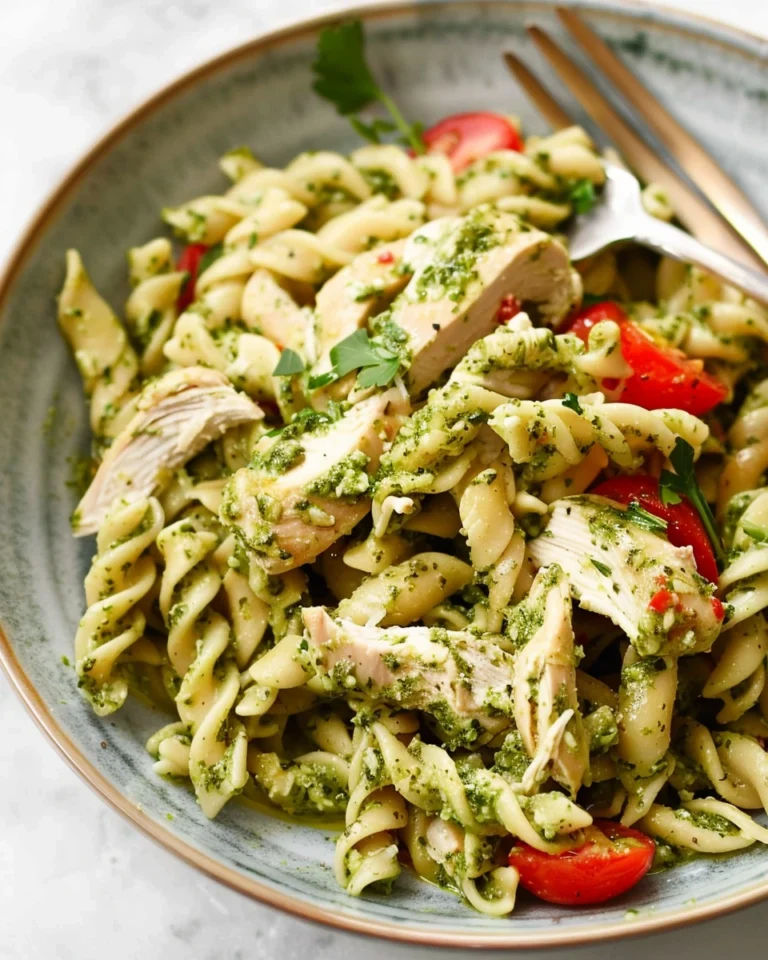 Chicken Pesto Pasta Salad