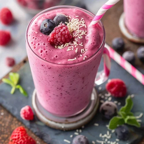 Berry Cottage Cheese Smoothie