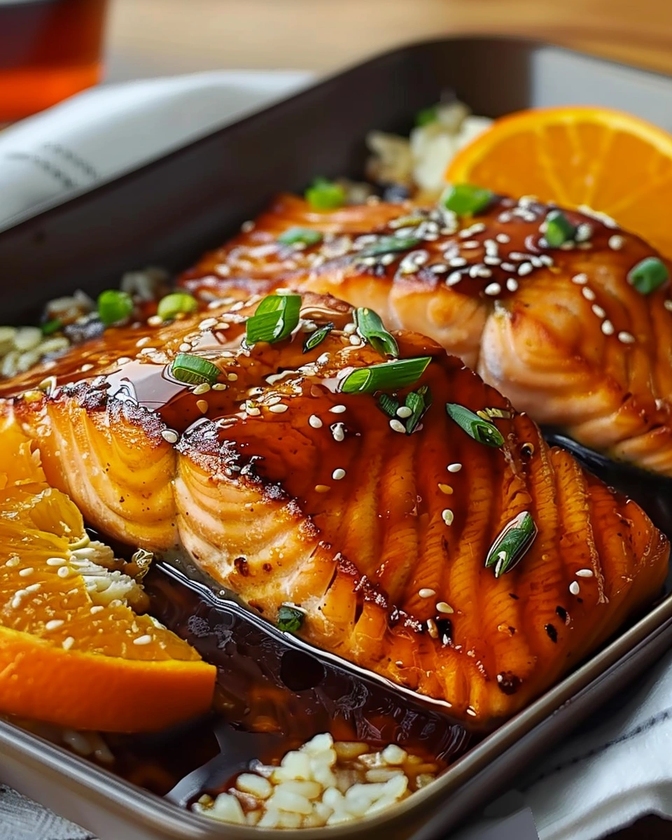 Orange Teriyaki Salmon