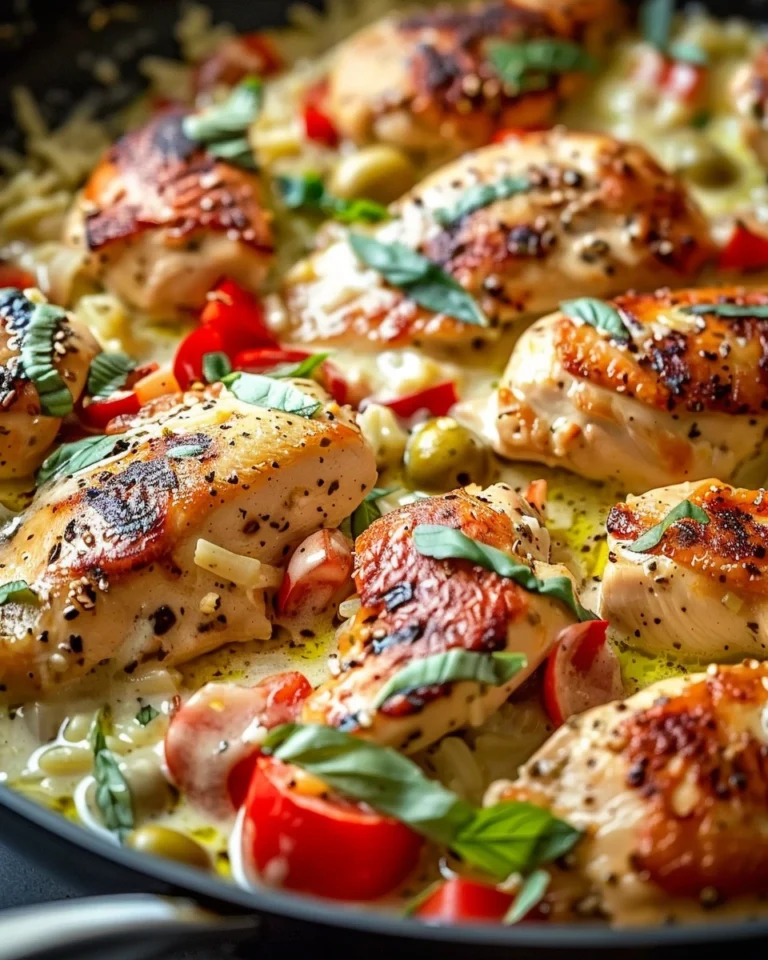 Savory Pepperoncini Chicken Skillet
