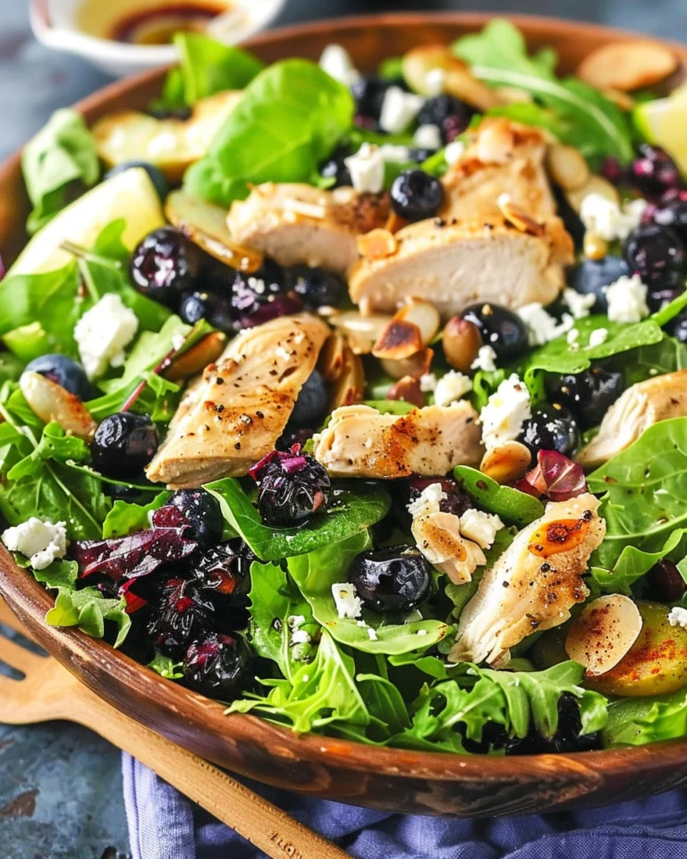 Chicken Blueberry Feta Salad