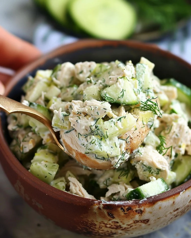 Cucumber Dill Rotisserie Chicken Salad