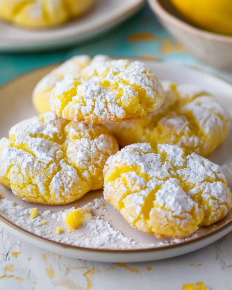 Soft and Chewy Mango Crinkle Cookies