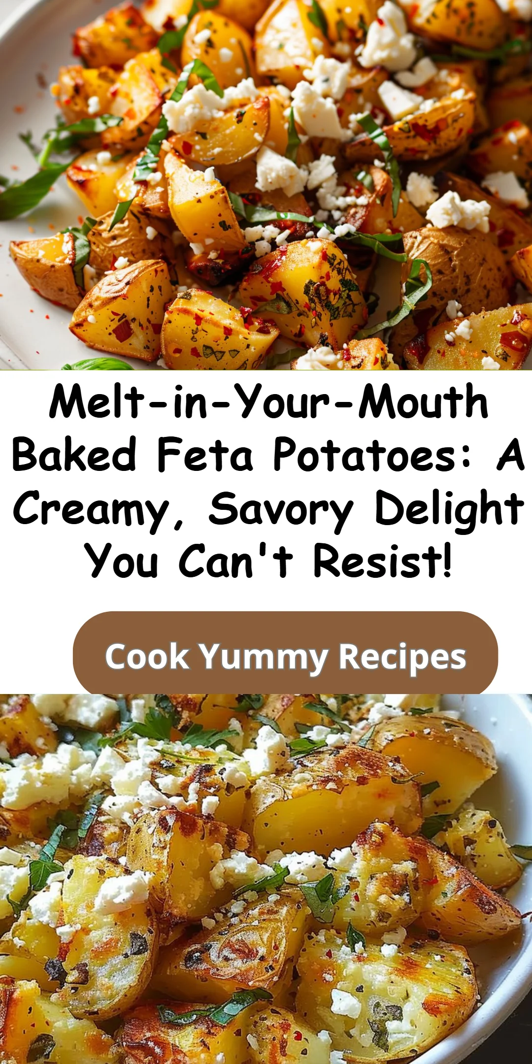 Baked Feta Potatoes