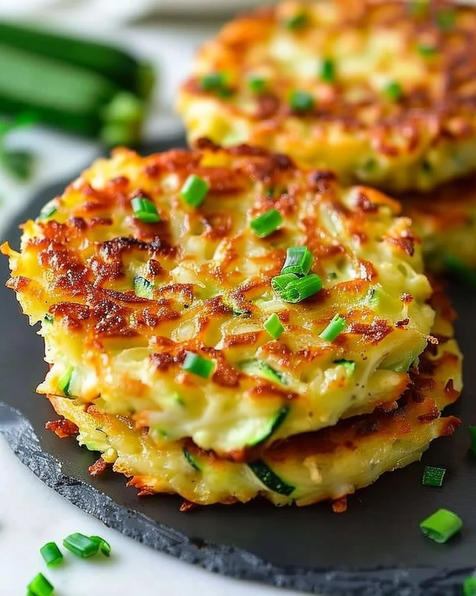 Crispy Zucchini Hash Browns