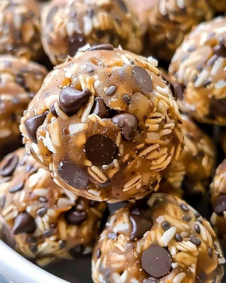No-bake energy balls – a healthy snack option, perfect for on-the-go energy.