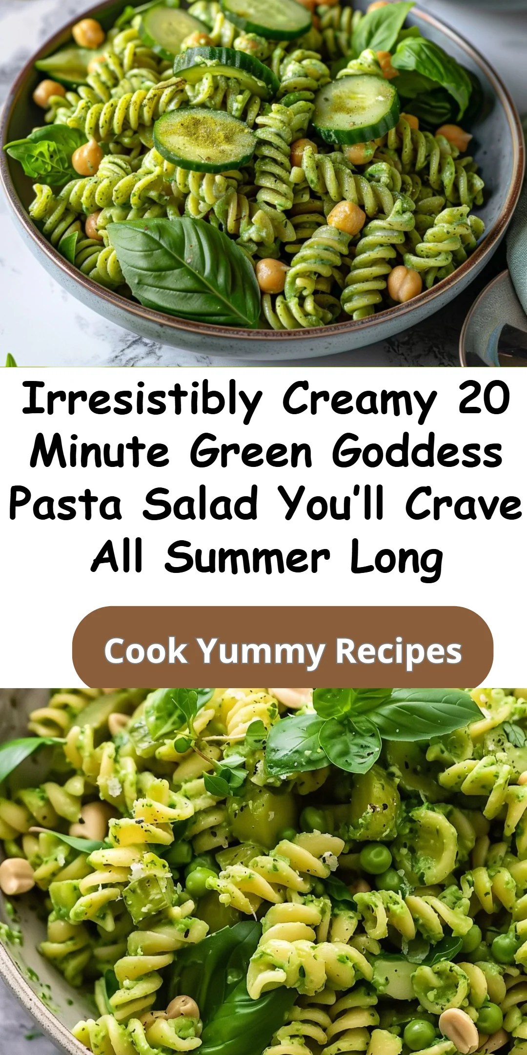Minute Green Goddess Pasta Salad: Quick, Creamy & Healthy