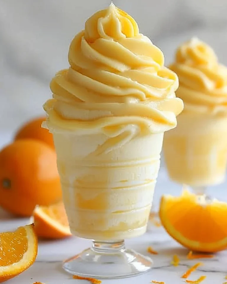 Delicious Orange Whip drink inspired by Disney World.