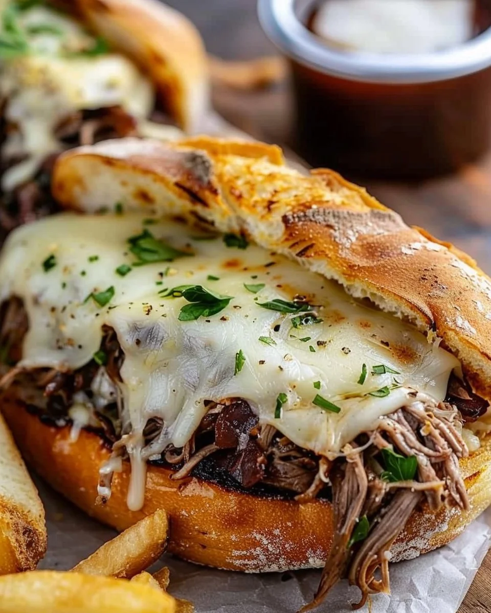 Outstanding Slow Cooker French Dip Sandwiches