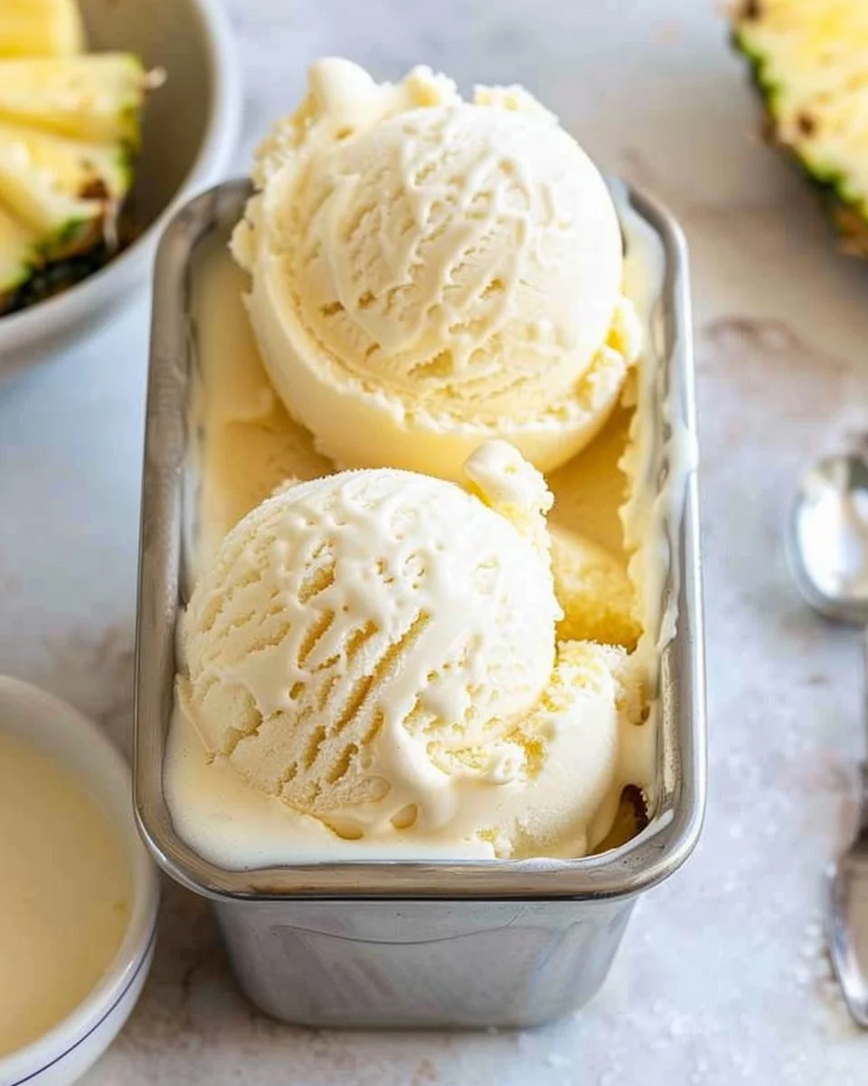 Pineapple Ice Cream