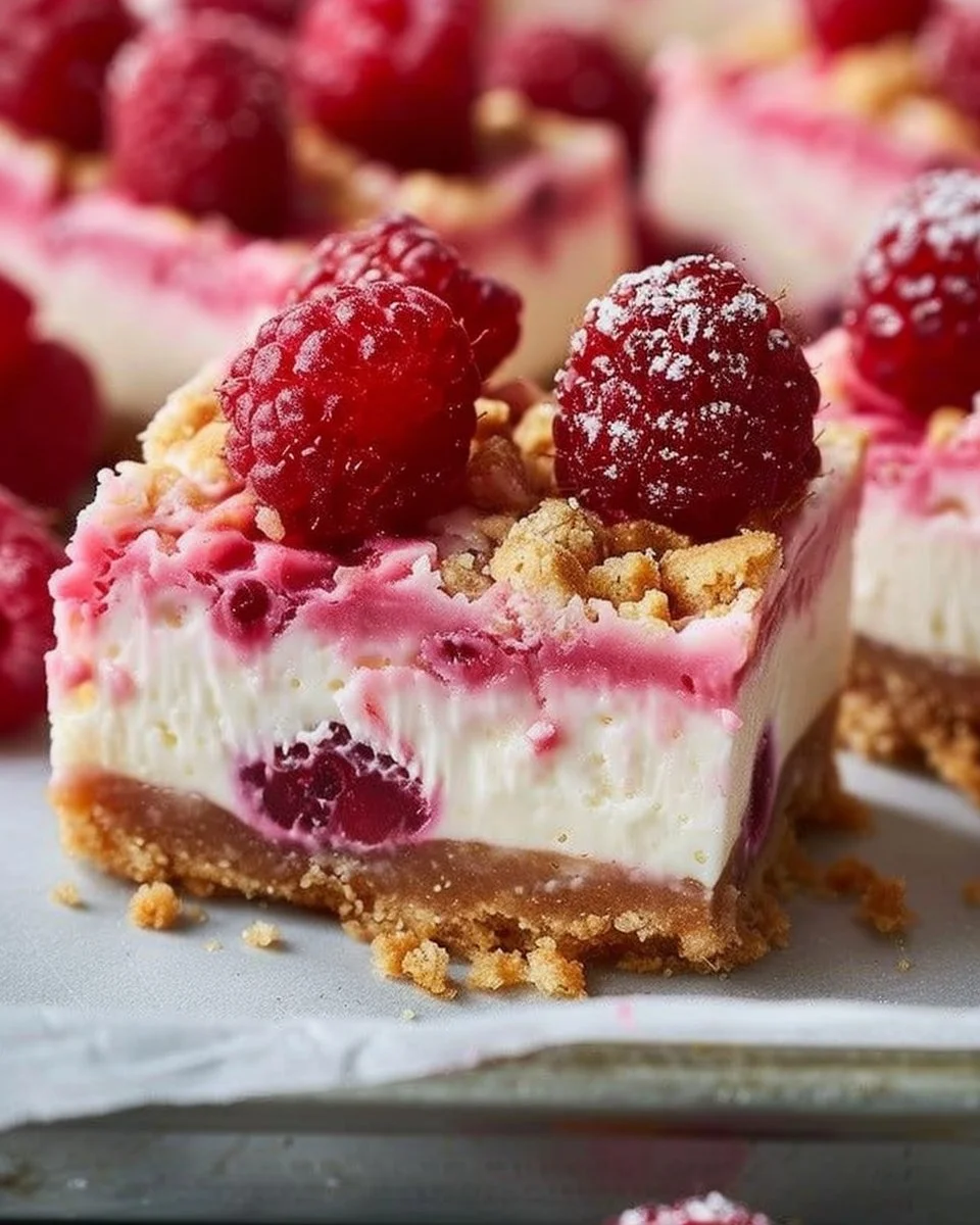Raspberry Cheesecake Bars