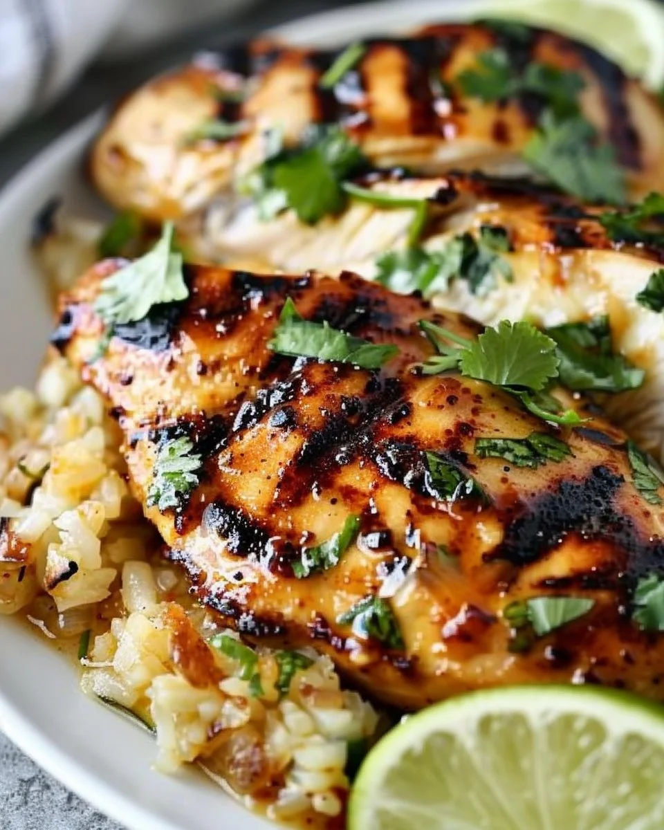 Sweet Chili Coconut-Lime Grilled Chicken