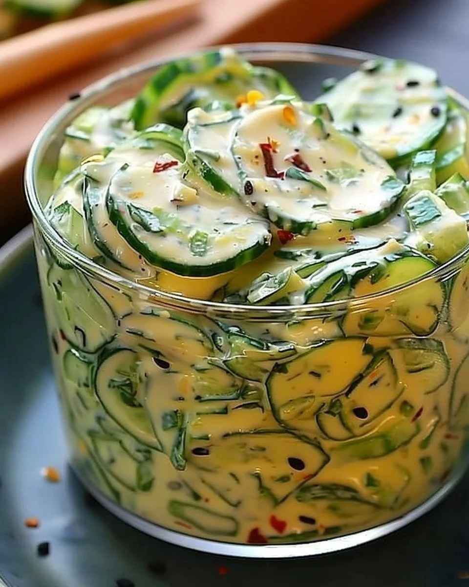 Viral Creamy Asian Cucumber Salad — Easy &amp; Addictive