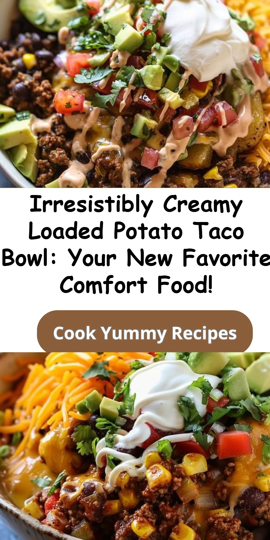 Loaded Potato Taco Bowl