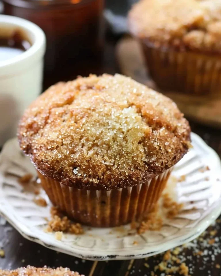 Freshly baked applesauce muffins on a cooling rack