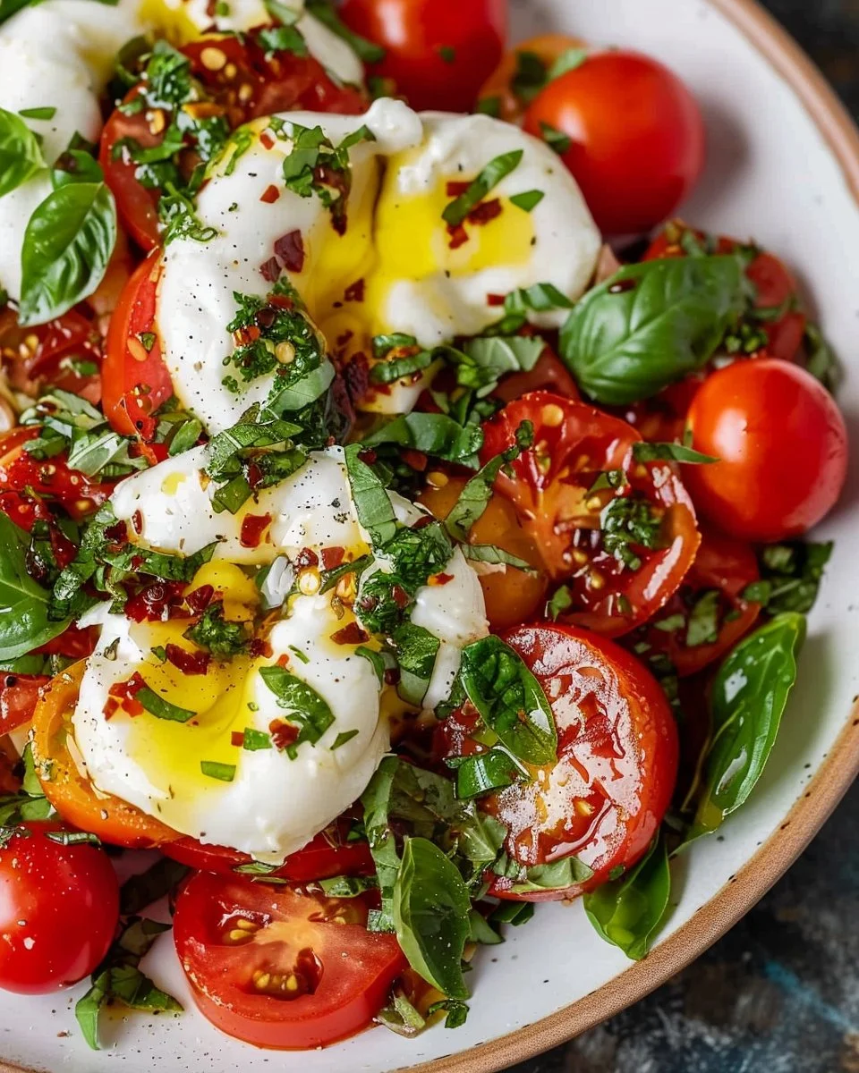 Burrata and Tomato Salad