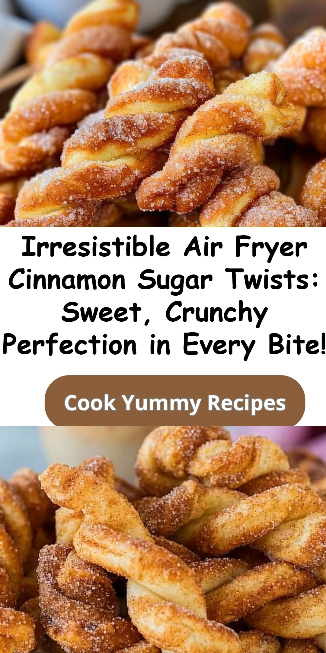 Cinnamon Sugar Twists for the Air Fryer