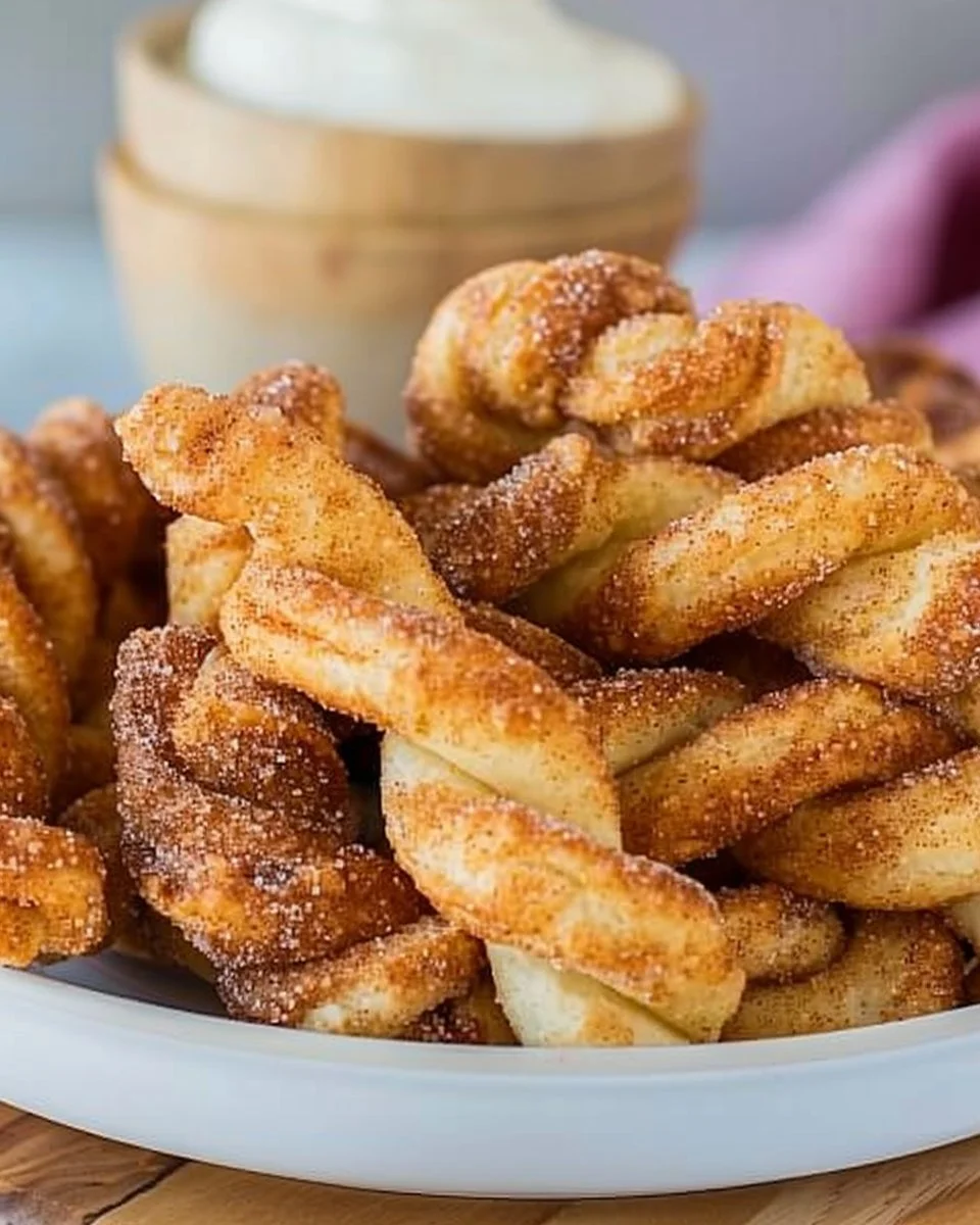 Air Fryer Cinnamon Sugar Twists