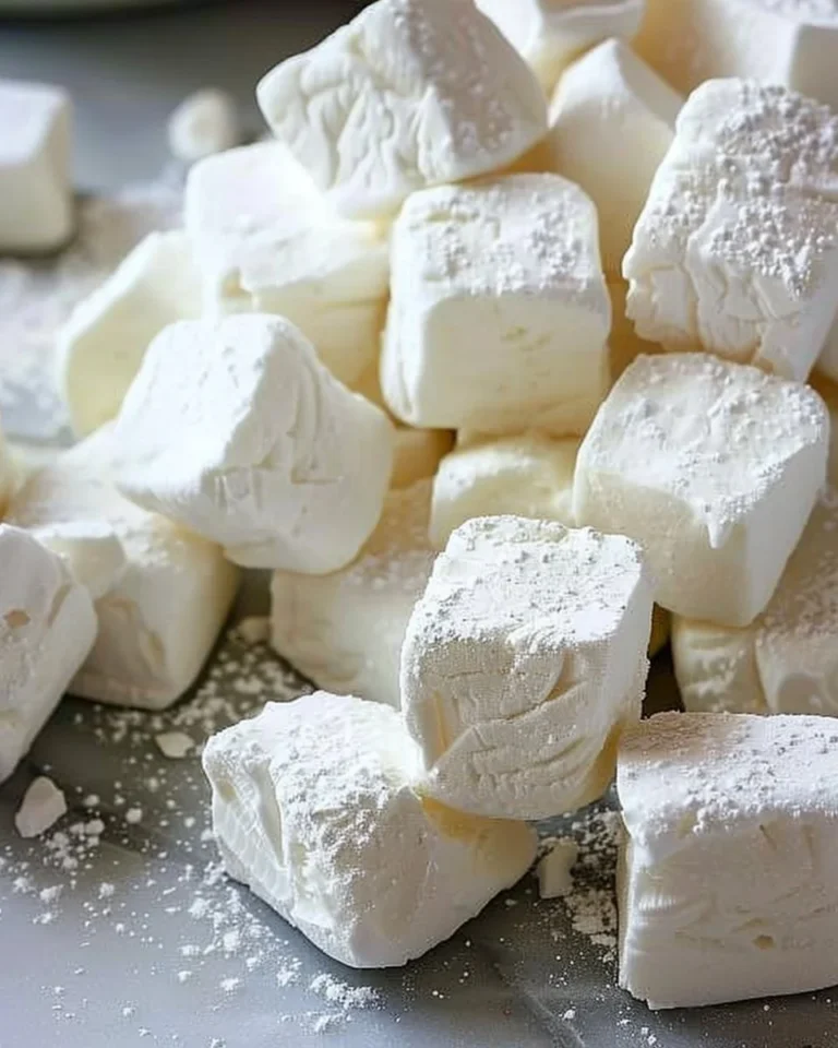 Healthy homemade marshmallows made with natural ingredients.