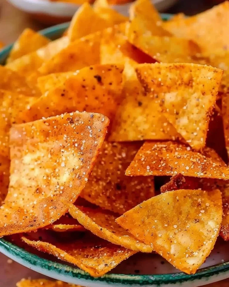 Bowl of homemade tortilla chips served with salsa and guacamole