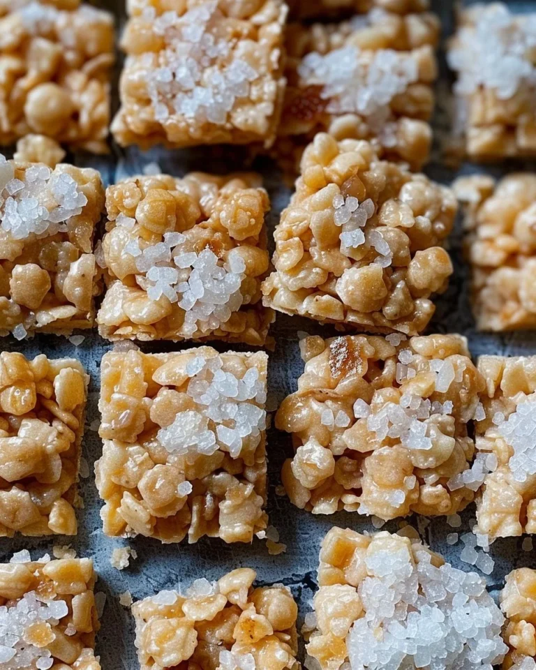 Crispy treats made with salted brown butter, a delicious twist on a classic recipe.