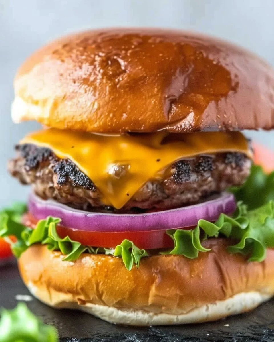 Juicy air fryer burgers cooked to perfection with easy recipe steps