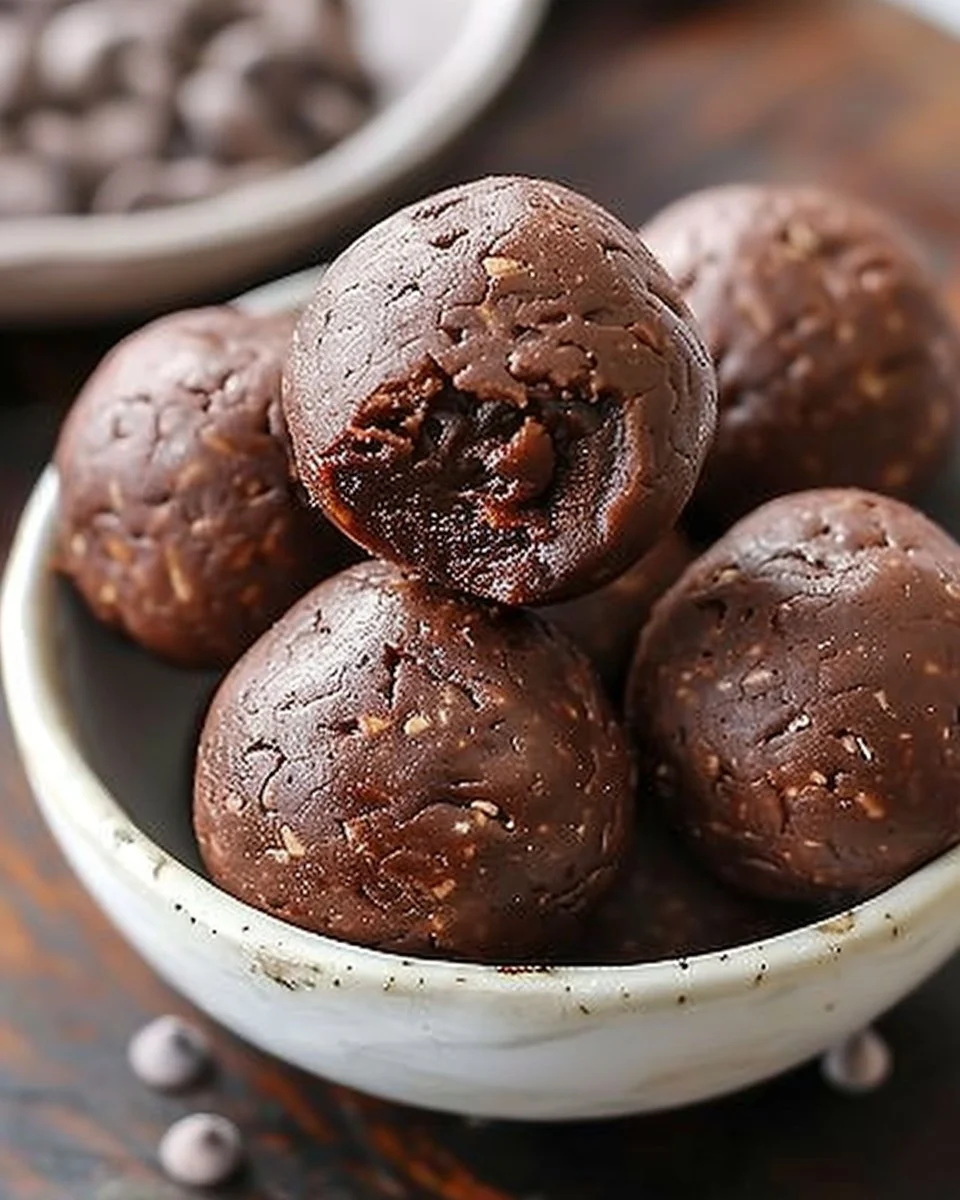 Delicious protein-packed chocolate balls for a healthy snack